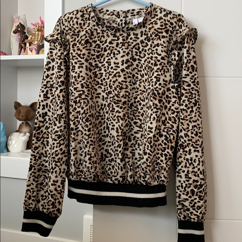 Leopard print blouse